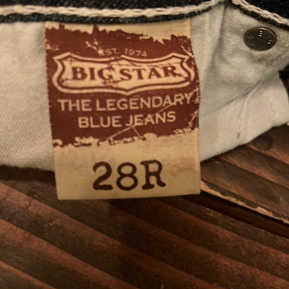 Women’s Big Star Remy Low Rise Bootcut Size 28R - Picture 6 of 8